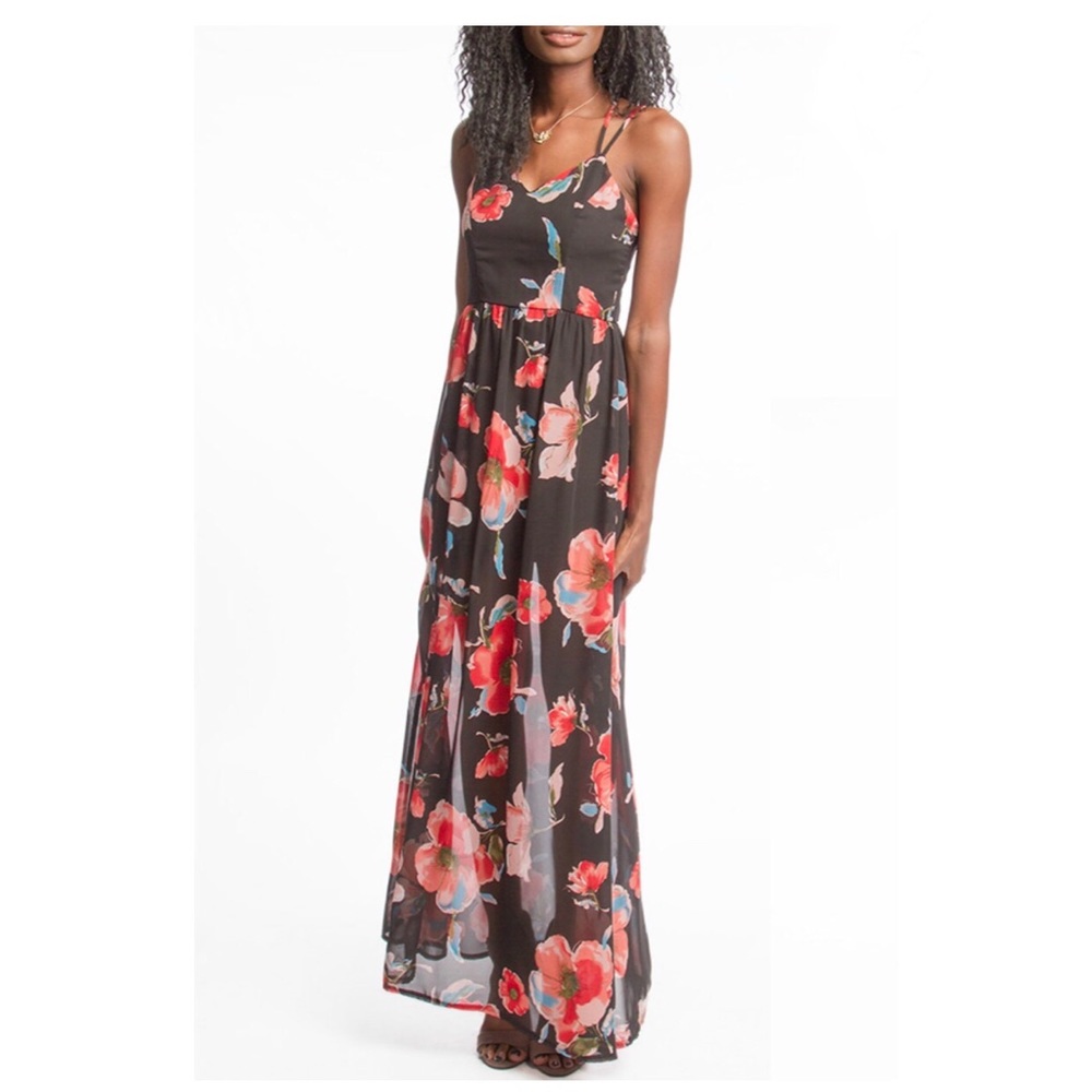 Floral maxi dress